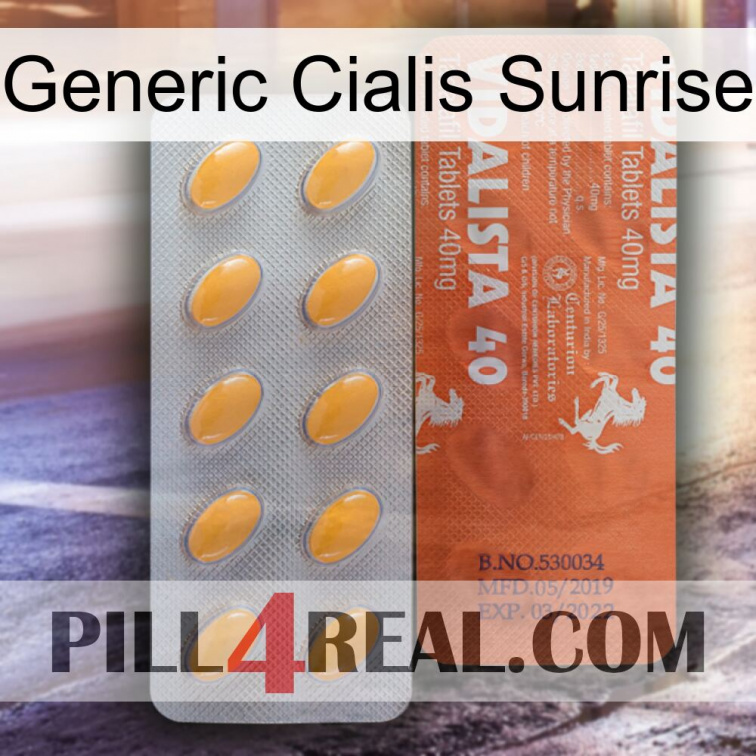 Generic Cialis Sunrise 43